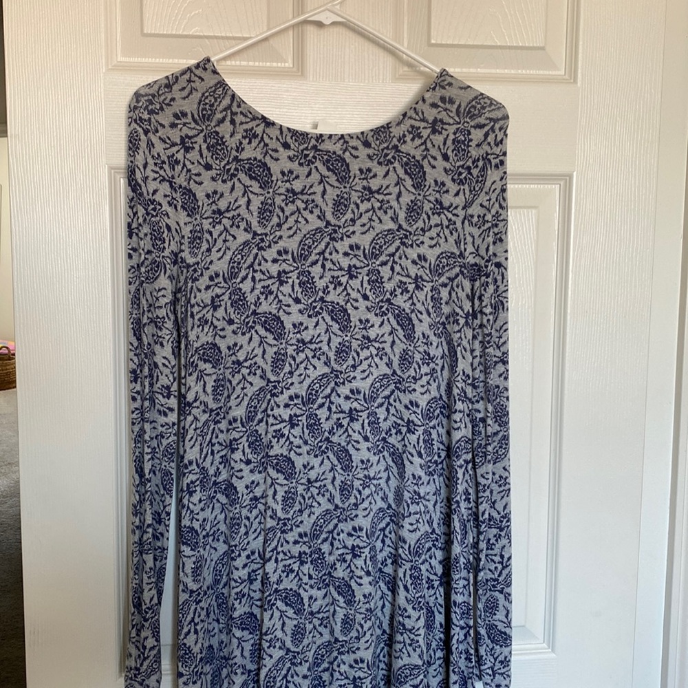 Old Navy blue long sleeve dress